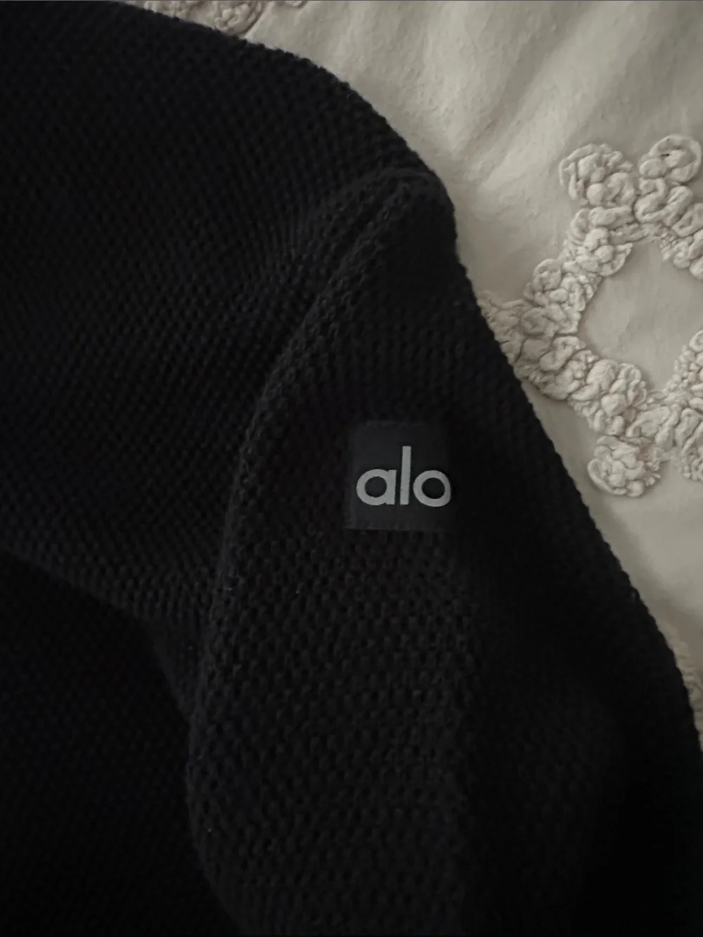 ALO Tennis Club Sweater-Knit Full-Zip Cropped Jacket Size S NWOT